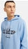 Jack & Jones JJELOGO SWEAT HOOD 2 COL 23/24 NOOS (12255617) chambray blau/melange