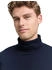 Tom Tailor Basic Strickpullover mit Rollkragen (12300201) blau