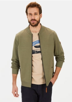 Camel Active Strickjacke mit Raglan&auml;rmeln und Knopfverschluss (409401) dunkelgr&uuml;n