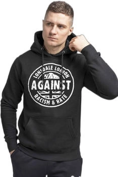 Lonsdale Linford Kapuzenpullover Slim Fit (114073) schwarz