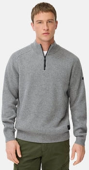 Camel Active Pullover mit Raglanärmeln grau