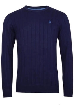 U.S. Polo Assn. Regular Fit Pullover (NeuHW24-US16641-Navy-578-3XL) dunkelblau