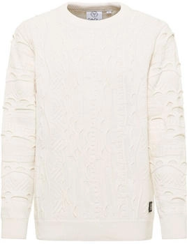 Carlo Colucci Pullover Regular Fit weiß