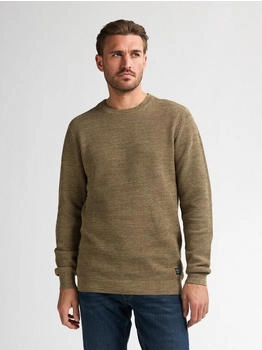 Petrol Industries Pullover mit Rundhalsausschnitt hellbraun