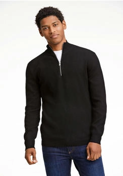Lindbergh Pullover mit Troyer-Ausschnitt schwarz