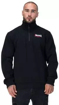 Lonsdale Gryffidam Halbreißverschluss-Sweatshirt (117850) schwarz