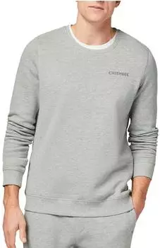 Chiemsee Sweater in angenehmer Baumwollmisch-Qualit&auml;t neutral gray melange