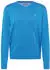 Fynch-Hatton Pullover mit V-Ausschnitt royalblau/grau