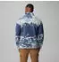 Columbia Helvetia II Printed Half Snap Fleece (2098461) crushed blue sisters