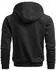 Alessandro Salvarini Kapuzen-Sweatjacke schwarz