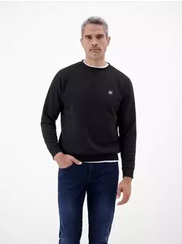 Lerros Urbaner Sweatshirtstyle weiche Haptik Black (25D4016_29002)