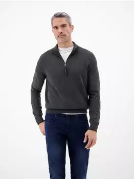 Lerros Troyer aus 100% Baumwolle in Strukturqualität Black (25D5413_29002)