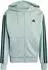 Adidas Men Sportswear Essentials French Terry 3-Stripes Full-Zip Hoodie