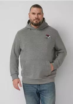 s.Oliver Kapuzen-Sweatshirt mit Peanuts®-Artwork grau 2176648.97D3.
