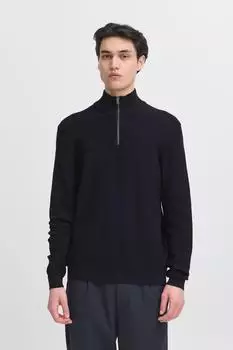 Casual Friday CFNOAR Troyer Grobstrick Pullover regular fit blau