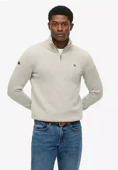Superdry Rib Halbzippullover (M6110706A) grey marl