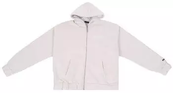 Dropsize Heavy Oversize Embo Zipper Hoodie (53445310) hellgrau