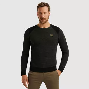 PME Legend Jacquard Structure Pullover (PKW2509301) schwarz