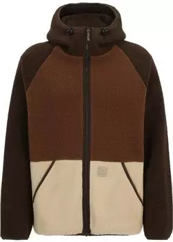 Iriedaily Quentin Fleece Jacke Regular Fit dark coffee/braun
