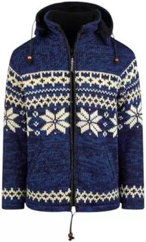 THC Natural Line THC 511 Strickjacke dunkelblau