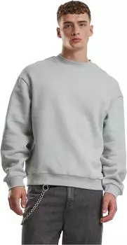 Urban Classics Fluffy Crewneck (TB6751) hellgrau/lightasphalt