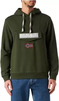Napapijri Hoodie Burgee (NA4FQK) grün/rot
