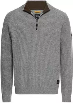Camel Active Pullover mit Raglanärmel steingrau/grey melange