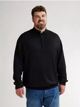Petrol Industries Pullover mit Troyer-Ausschnitt (74199806) schwarz/deep black