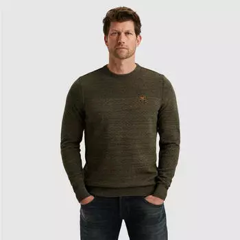 PME Legend Strickpullover mit Strick-Muster (PKW2510300) dusky grün