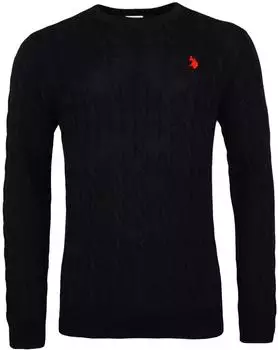 U.S. Polo Assn. Regular Fit Pullover (HW25-US16860) schwarz