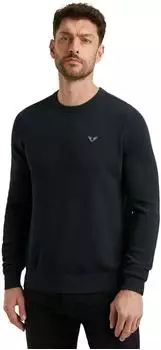 PME Legend Rundhalspullover mit Logo Stickerei (PKW0000334) salute