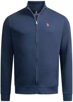 U.S. Polo Assn. P020 Sweatjacke mit Stehkragen navy
