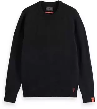 Scotch & Soda Soft Knit Regular Fit Crew Neck Pullover (181342) grau