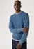 Levi's Presidio Crew Pullover (003B6) cable rib indigo