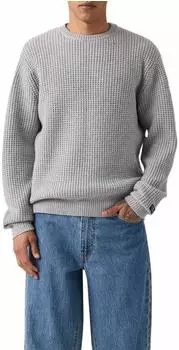 Levi's Presidio Crew Pullover (003B6) mid tone grey heather