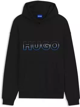 HUGO Nogudi Sweatshirt mit Kapuze, regular fit schwarz