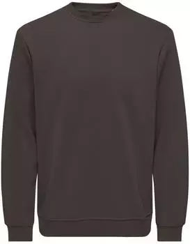 Only & Sons ONSCONNOR Sweatshirt dunkelbraun