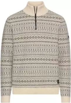 Camel Active Strick-Troyer aus Reiner Lammwolle beige