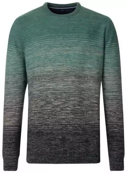 CASAMODA Gestreifter Strickpullover (O24-0244705) türkis