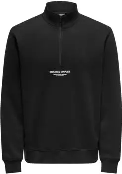 Only & Sons CURATED Sweatshirt Regular fit schwarz