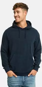 Indicode INNemoto Hoodie Sweater Cord Look dunkelblau