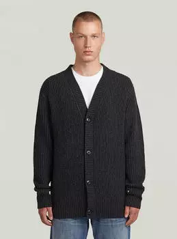 G-Star Essential Cardigan Strickjacke (D26779-E212-2864) dark grey heather
