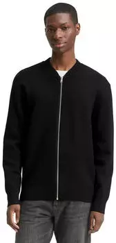 Tom Tailor Denim Strickpullover mit Rippbündchen (TTD9ccm001000001) schwarz
