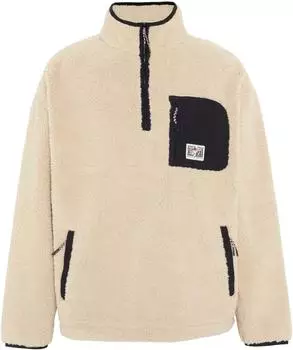Chiemsee Strickfleece-Pullover Teddyfleecepullover Comfort Fit (822885-0002) sand