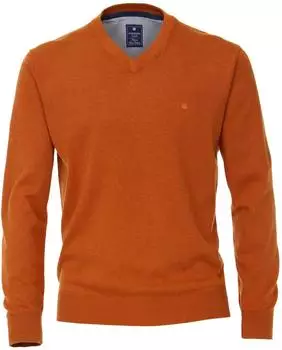Redmond Regular Fit Pullover V-Ausschnitt (600) orange