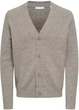 Only & Sons ONSRAY Strickjacke mit Knopfverschluss walnut