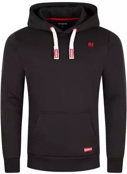 riverso RIVLinus Hoodie Regular Fit schwarz/formula red