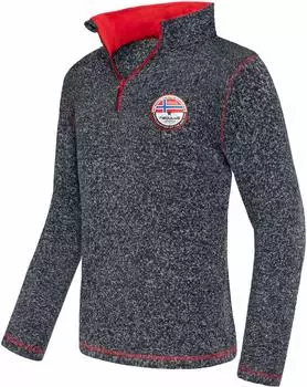 Nebulus Jimi Fleece Pullover mit Half Zip (20000249) navy-rot