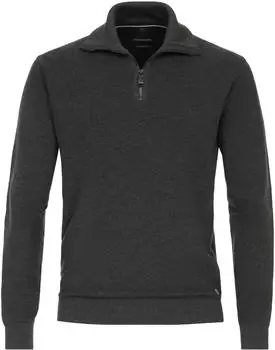 CASAMODA Troyer uni Regular Fit dunkelgrün