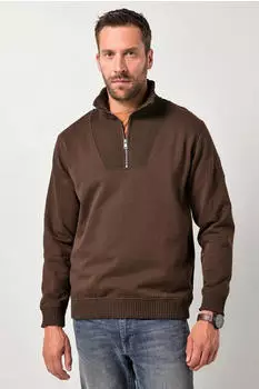 JP 1880 Hoodie Vintage Look dunkelbraun